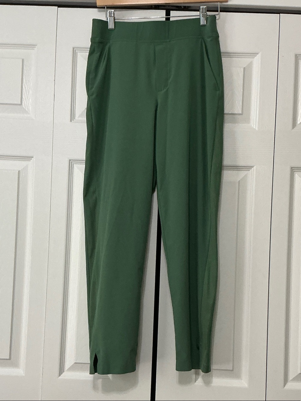 Athleta Green Stretch Track Pants